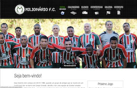 Milionário F.C. Website